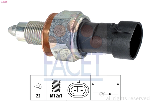 Interruptor de marcha atras para Iveco Daily III 