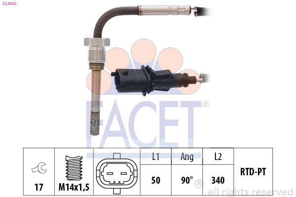 Sensor de temperatura de gases de escape en catalizador Magneti Marelli STS0047 precio, desde 47,64 EUR