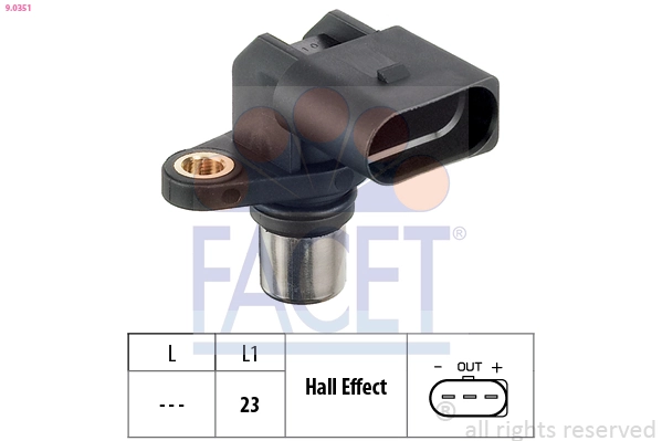 Sensor posición arbol de levas para Volkswagen Golf III 1H1