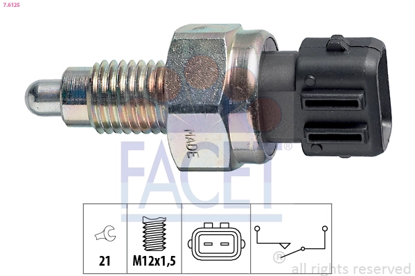 Interruptor de marcha atras para Volkswagen Golf II 19E, 1G1