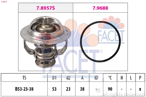 Termostato FACET 78957