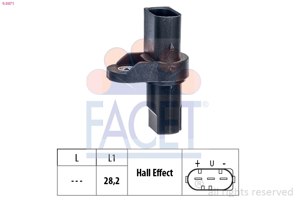 Sensor de árbol de levas 150852 Cargo