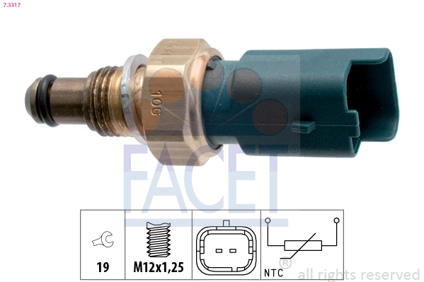 295138 EFI Sensor temperatura refrigerante