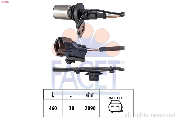 Sensor de posición del cigüeñal para Toyota Corolla  E11