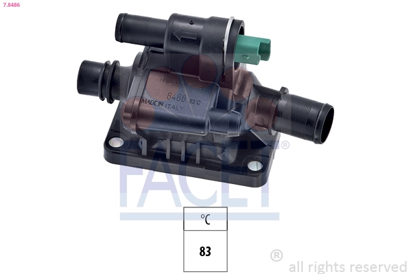 Termostato de agua para Ford Fiesta Mk6 CB1