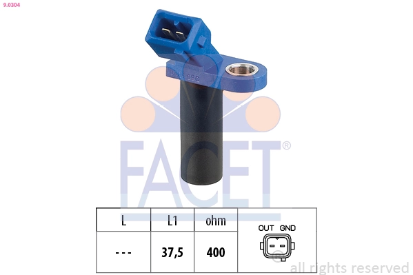 Sensor de cigüeñal 303124 EFI
