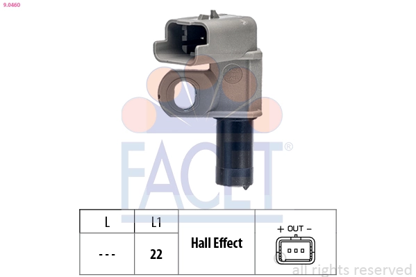 Sensor posición arbol de levas para Citroen C3 I FC