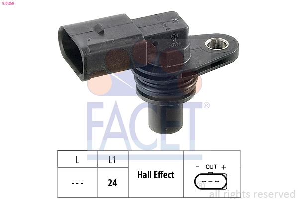  Sensor de árbol de levas Volkswagen Polo 3