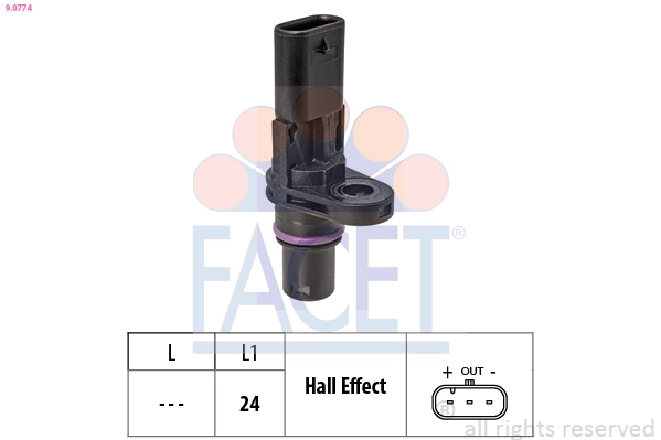 Sensor de árbol de levas Audi Q7 SUV (4MB, 4MG, 4MQ) (2015 - 2026) precio, desde 37,75 EUR