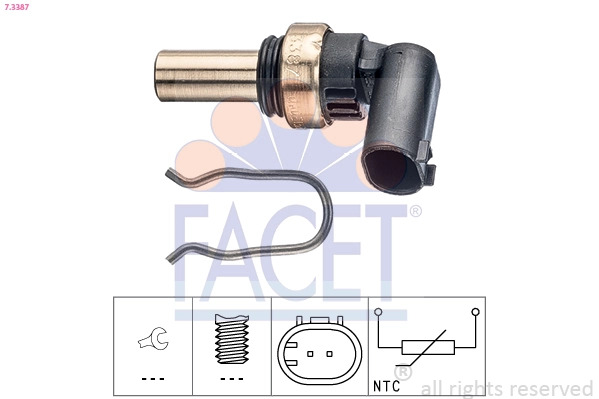55353807 Chrysler Sensor temperatura refrigerante