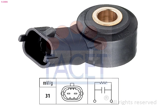 Sensor de detonaciones Jeep RENEGADE SUV (BU, B1) (2014 - 2026) precio, desde 64,04 USD