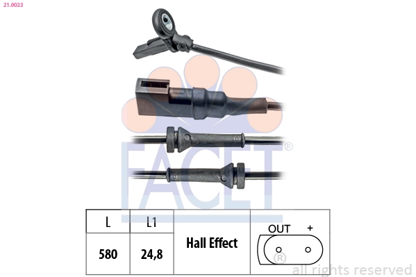 Sensor ABS de rueda delantera Ford Focus I familiar (DNW) (1999 - 2004) precio, desde 25,83 EUR