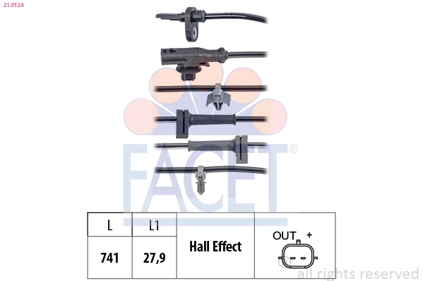 Sensor ABS delantero Ford Fiesta VI hatchback comprar en España