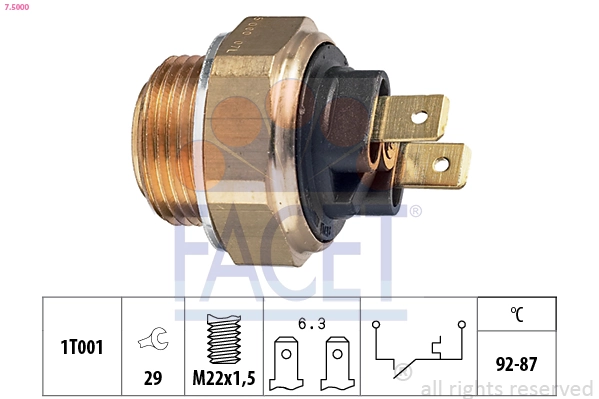 6613710 MAZ Interruptor térmico