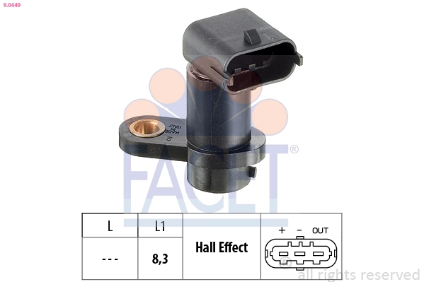 Sensor posición arbol de levas para Opel Corsa B S93