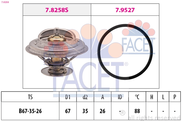Termostato refrigerante Jaguar JLM9636