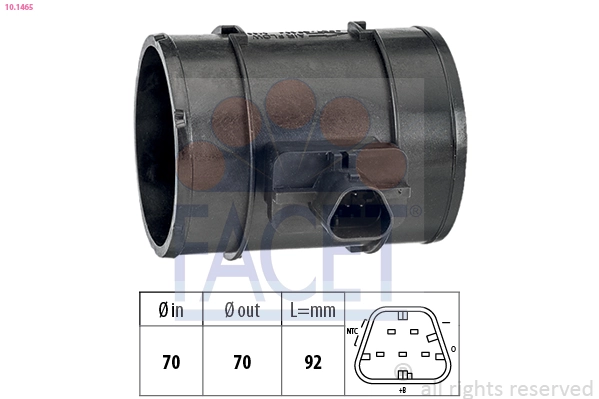 Medidor de flujo de aire Opel Astra J sedán (69) (2012 - 2015) precio, desde 59,74 EUR