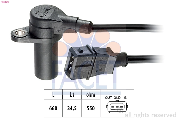 Comprar Sensor de cigüeñal Opel Corsa A S83