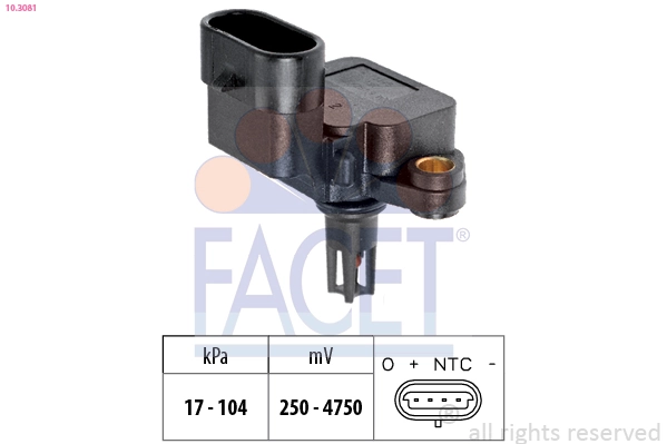 Sensor, presión colector de admisión  FAW 360203537K precio, desde 32,06 EUR
