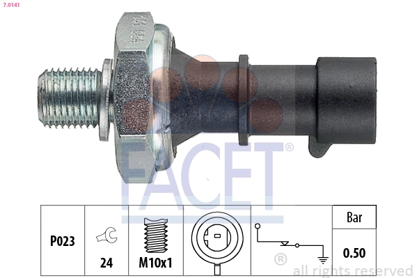Sensor de presión de aceite 46337579 Fiat/Alfa/Lancia
