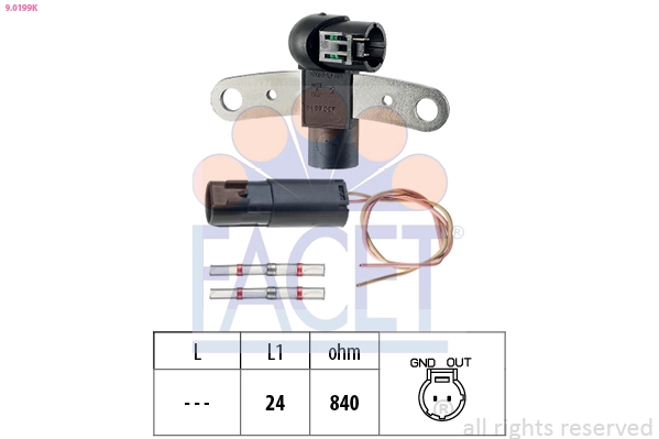Sensor ckp para Renault Clio II (BB, CB)