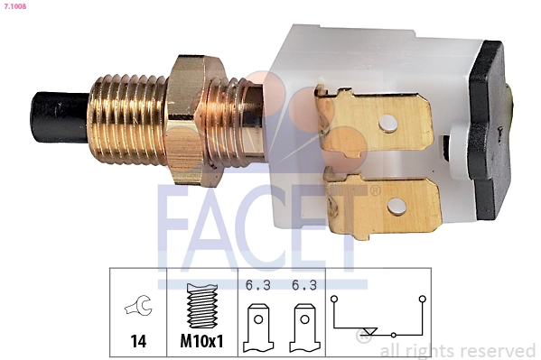 7700562527 Renault (RVI) Interruptor luces de freno
