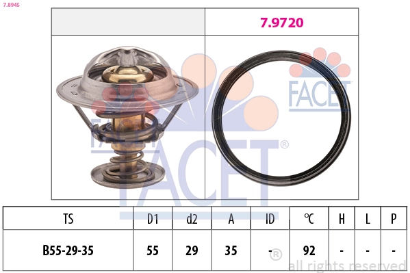 Termostato de agua para Audi Q3  F3B
