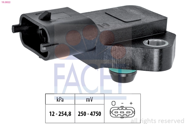 Comprar 97287868 General Motors Sensor de presión del colector de admisión