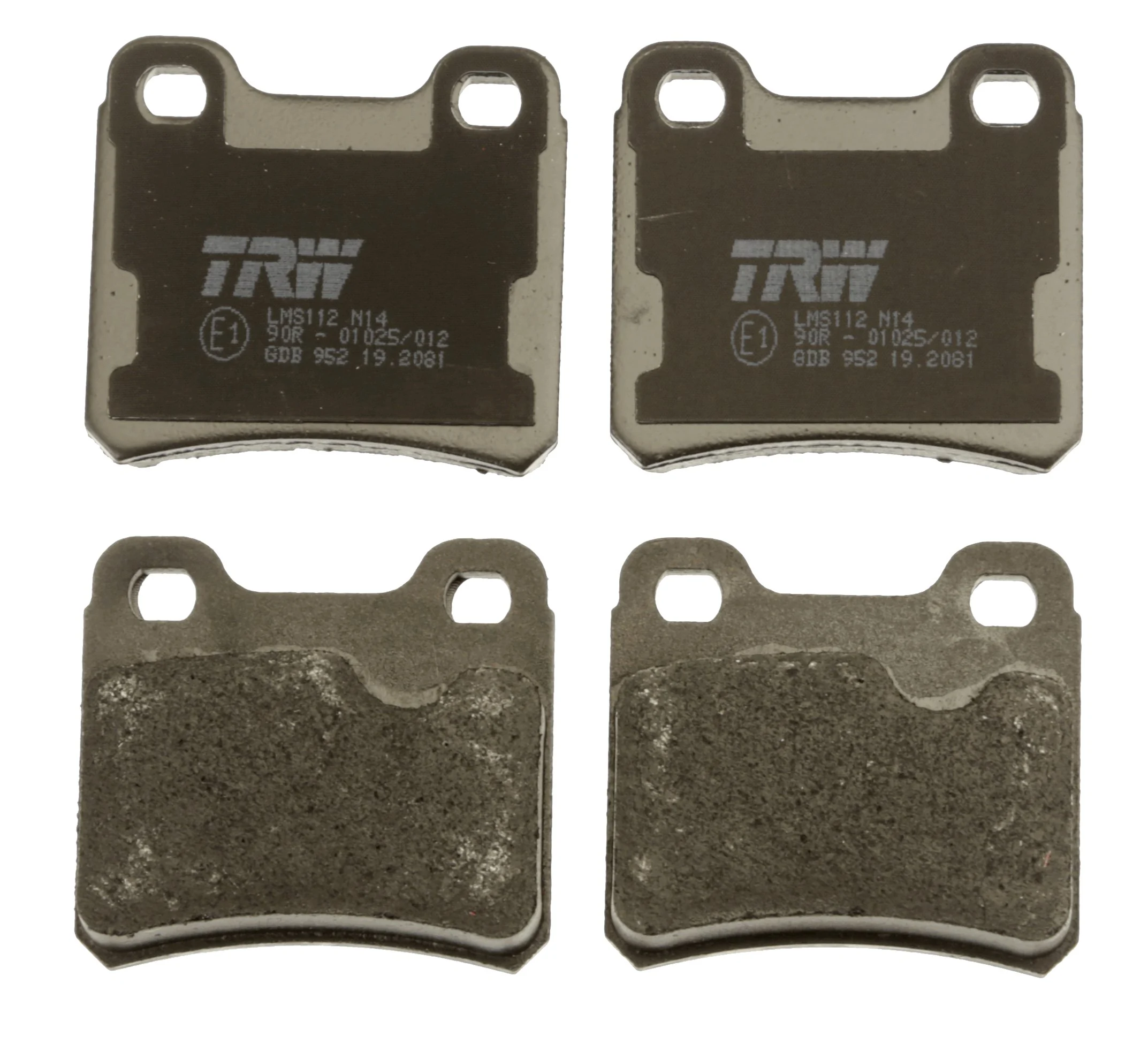 GDB952 TRW Pastillas freno traseras