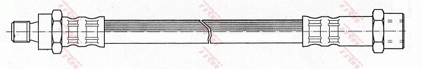 PHB117 TRW Manguera de freno trasera