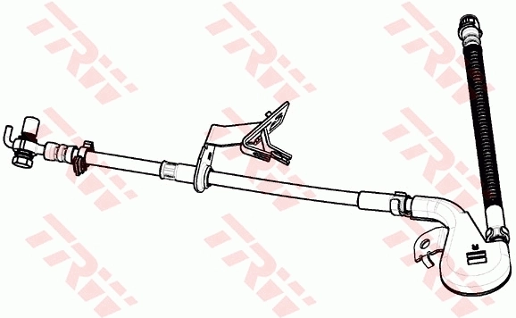 PHD1134 TRW Tubo flexible de frenos delantero derecho