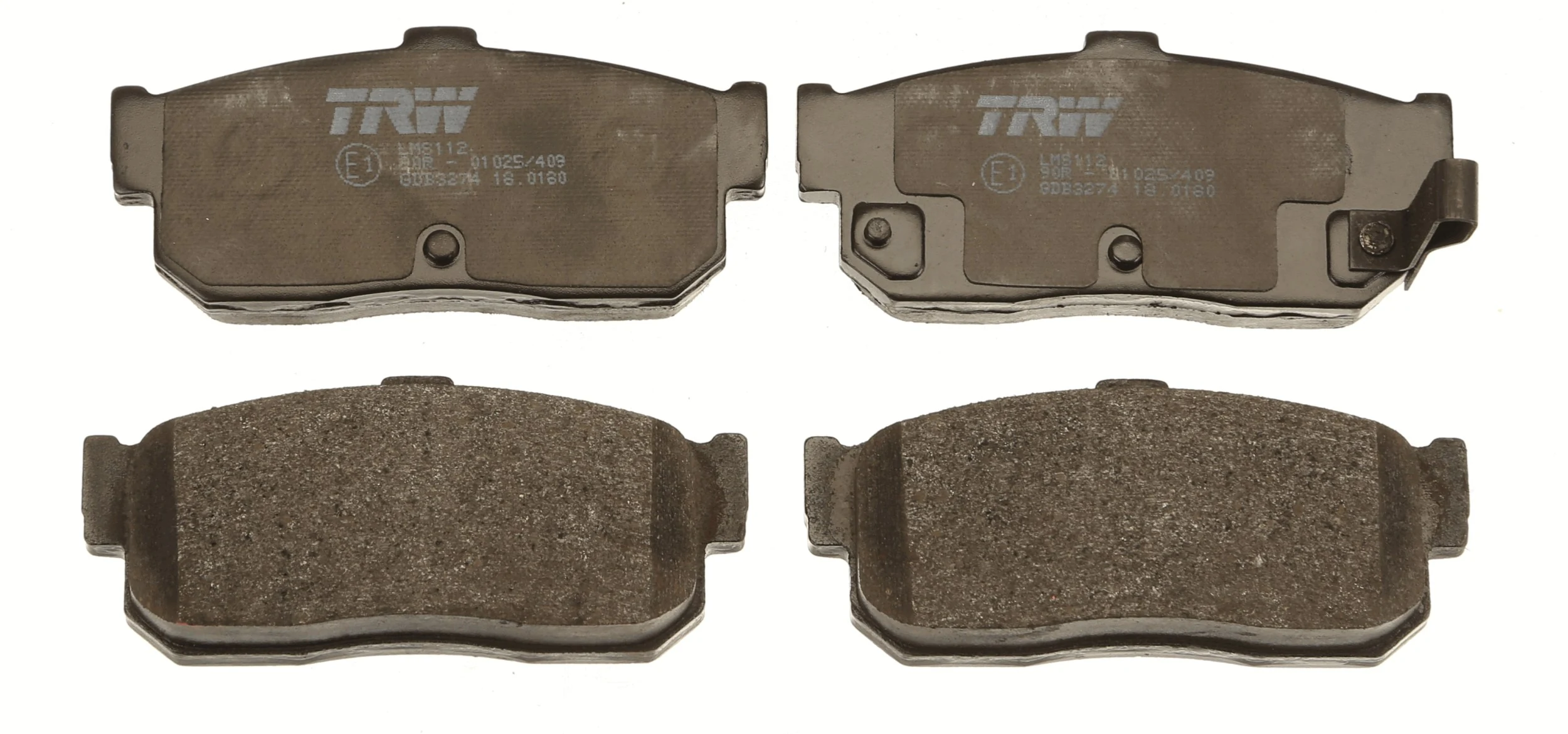 GDB3274 TRW Pastillas freno traseras