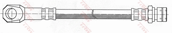 PHD307 TRW Tubo de frenos delantero