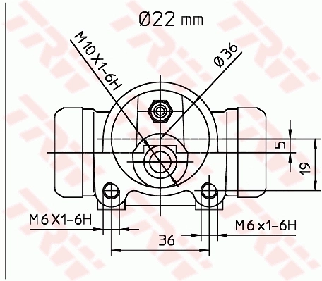 Cilindro de freno de rueda trasera Renault Trafic I furgoneta (TXX) (1989 - 2001) precio, desde 15,20 EUR