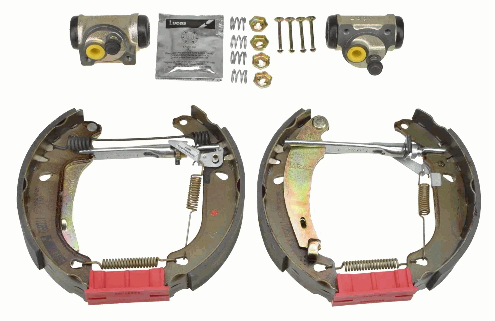 Zapatas de freno de tambor traseras TRW GSK1049