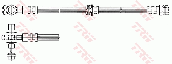  Latiguillos de freno delantero Volkswagen Passat 