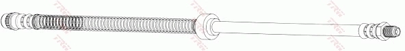 Tubo de frenos delantero para Citroen C3 II A51