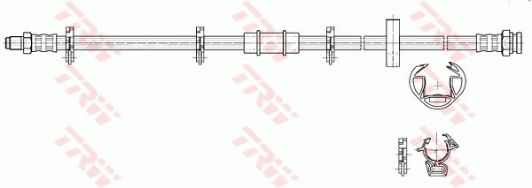 Tubo de frenos delantero para Fiat Uno  146A