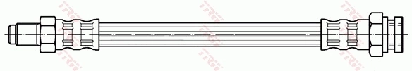 PHB323 TRW Manguera de freno trasera