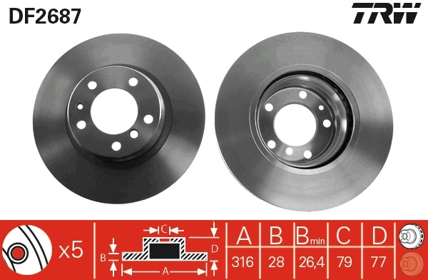 DF2687 TRW