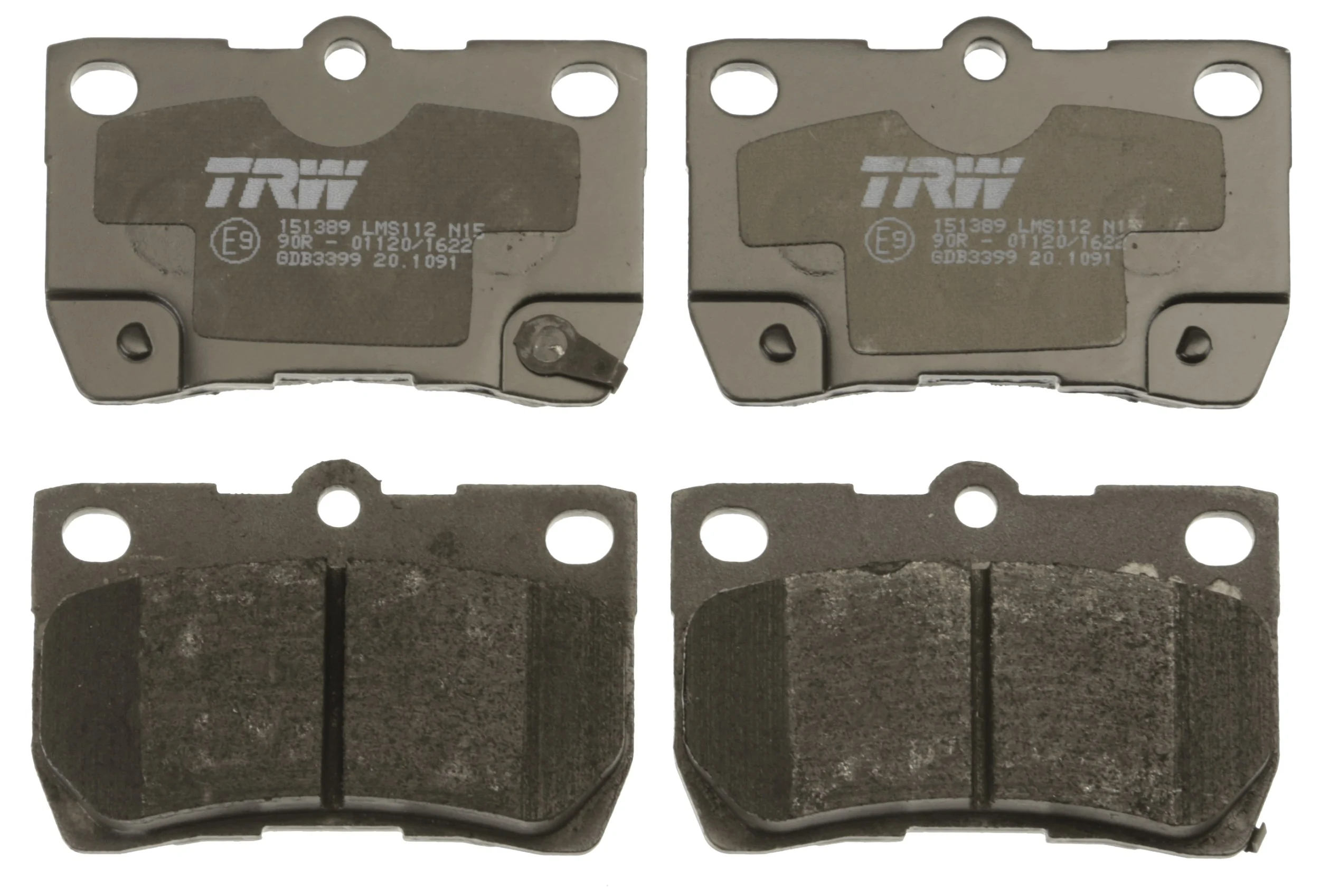 GDB3399 TRW Pastillas freno traseras