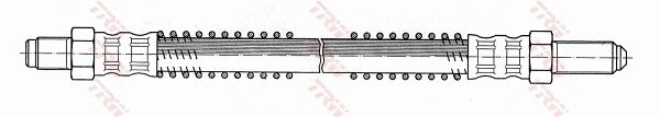 PHC104 TRW Manguera de freno trasera