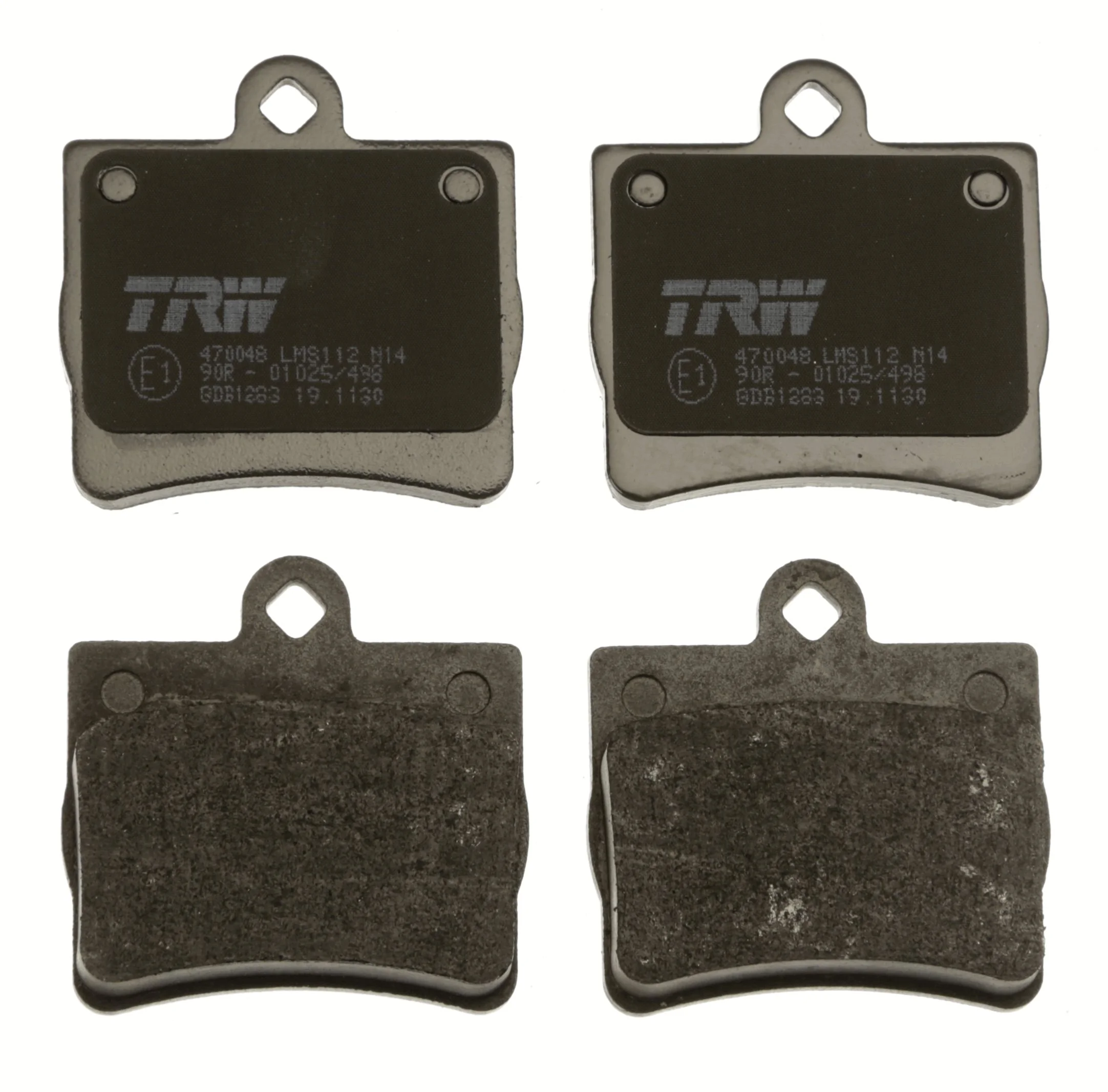 GDB1283 TRW Pastillas freno traseras