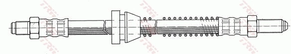 Tubo de frenos delantero para Ford Fiesta Mk3 GFJ