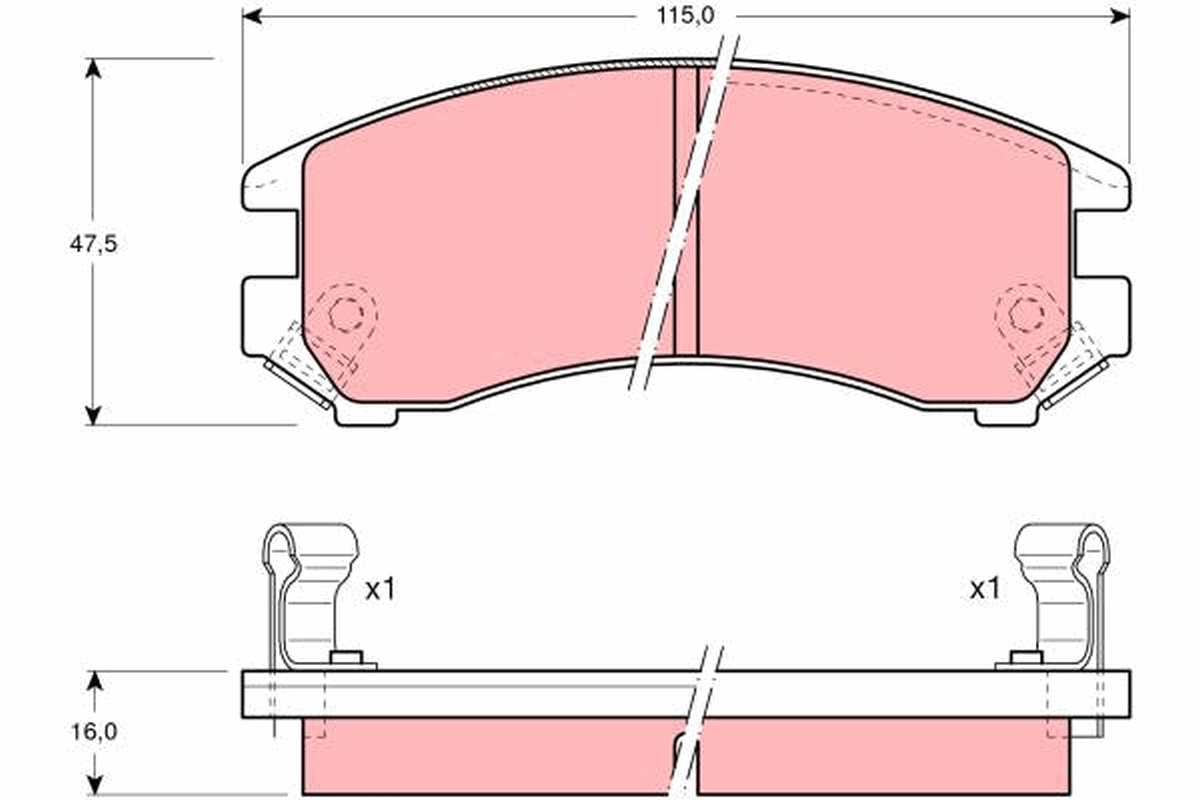  Pastillas de freno Nissan Sunny 2