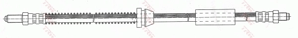 PHC105 TRW Tubo de frenos delantero