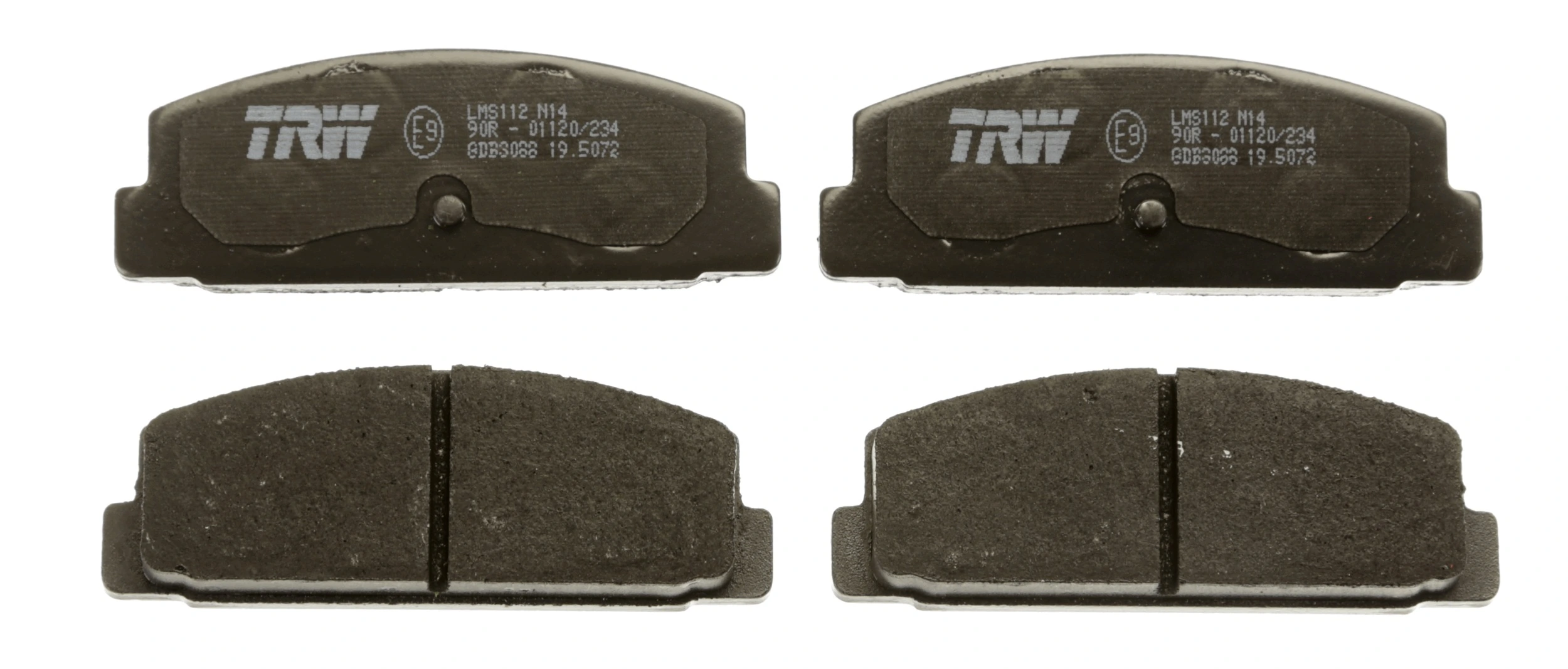 GDB3088 TRW Pastillas freno traseras