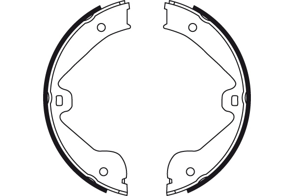 Zapatas de freno de estacionamiento para Mercedes ML/GLE  W164