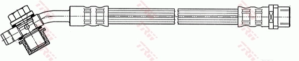 PHD543 TRW Manguera de freno trasera