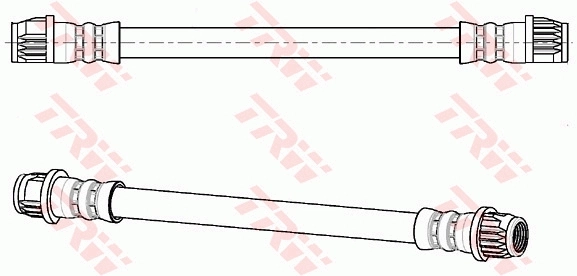 PHB901 TRW Manguera de freno trasera